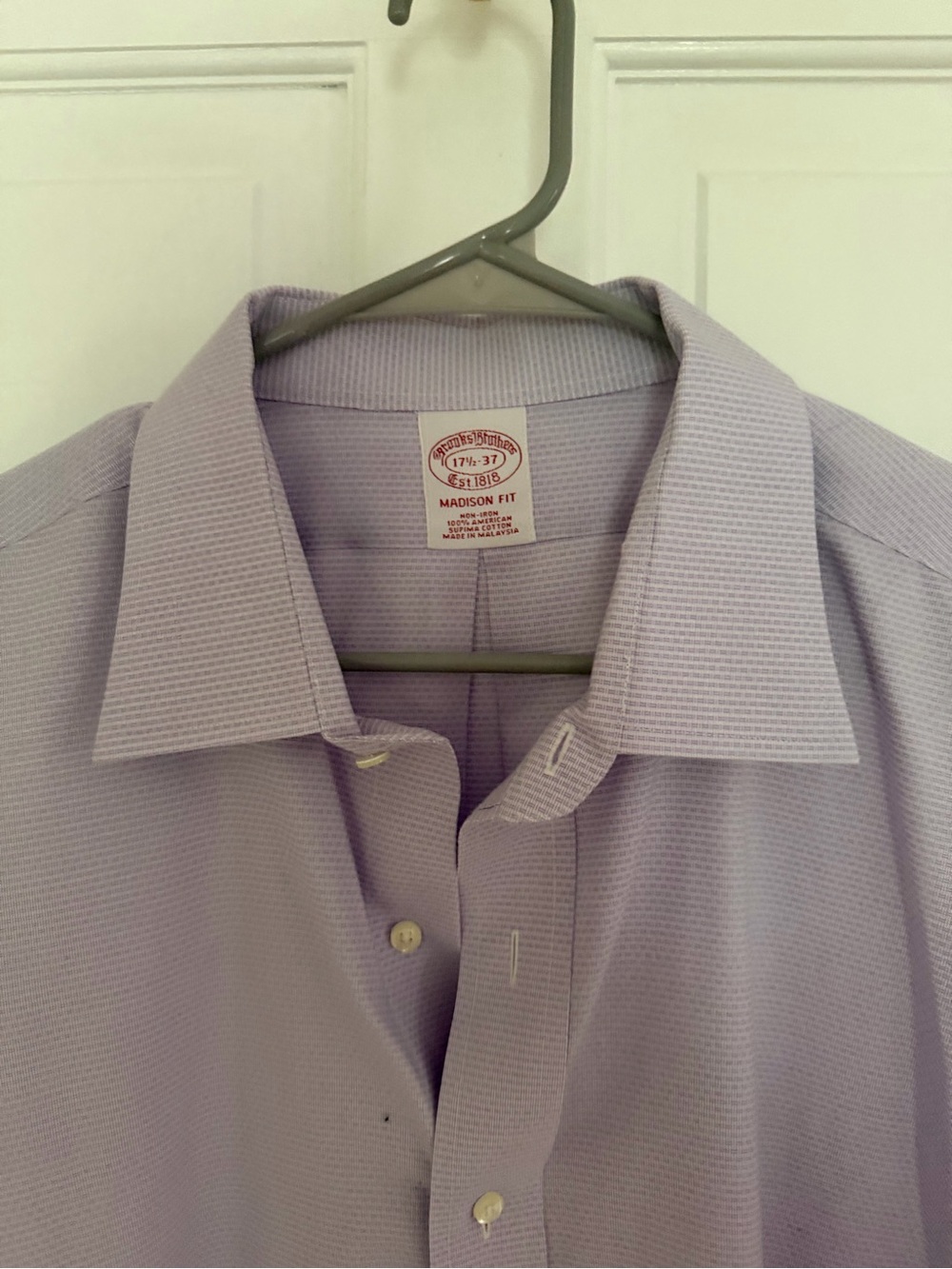 Brooks Brothers Men's Dress Shirt - Light Lavender